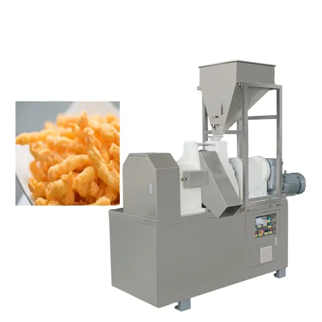 Máquina de cheetos/linha de processamento de petiscos/fried kure snacks maker máquinas