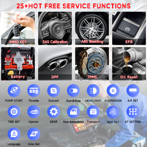 2025เครื่องสแกนวิเคราะห์รถยนต์ OBD2 V6มืออาชีพกุญแจ immo แบบสองทิศทางเครื่องอ่านรหัสบลูทูธในคลังสินค้าที่ใช้งานอยู่ในท้องถิ่น - Product Image 3