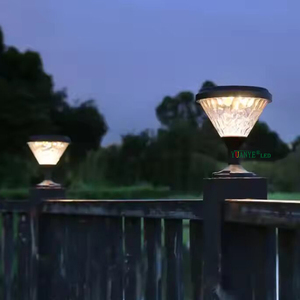 Modern Outdoor Solar <strong>LED</strong> <strong>5W</strong> Facade Pathway Light IP65 Novelty Light Remote Control DC Decorative PC Body 3.7V 1200Mah Garden - Product Image 1