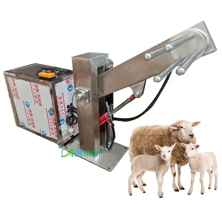 Éplucheuse de mouton et de mouton automatique, machine pour éplucher la peau de chèvre et d'agneau, dispositif d'épluchage de la peau