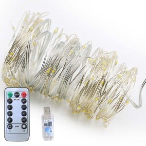 5 м 10 м водонепроницаемый пульт дистанционного управления USB Connect Fairy Lights, 8 режимов, таймер, медный провод, светодиодная гирлянда - Product Image 6