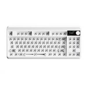 MATHEW MK86 Pro Kit Teclado Mecânico Barebones com <span class=keywords><strong>Display</strong></span>,TKL Teclado PCB Hot Swappable Programável Personalizado/Kit Diy