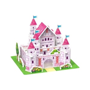 Chất Lượng Cao DIY <span class=keywords><strong>3D</strong></span> Câu Đố Đồ Chơi Đầy Màu Sắc Giấy Trường Quà Tặng Mô Hình Làm Bằng Tay Cho Trẻ Em Chất Lượng Đảm Bảo - Product Image 5