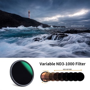 K&amp;F Concept ND3-1000 Neutral Density Optical Nd <strong>Filters</strong> <strong>58mm</strong> Variable Nd <strong>Filter</strong> Glass - Product Image 2