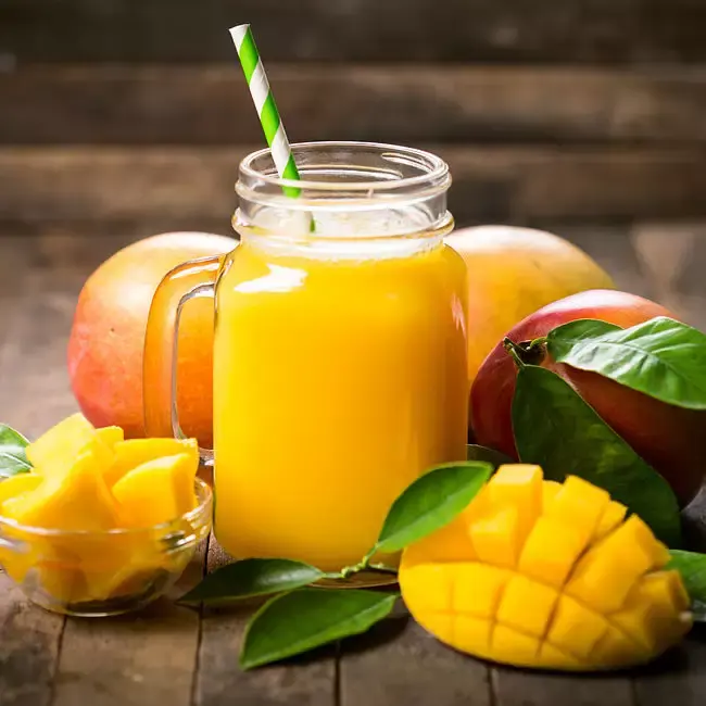 Mango sabor a fruta en polvo, Mango instantáneo de grado alimenticio, zumo de fruta en polvo