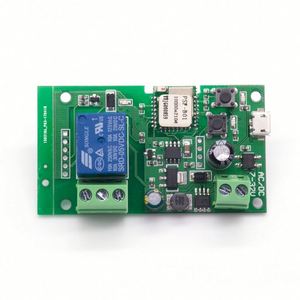 EWeLinkスマートリモコンWifiワイヤレススイッチモジュール1CHDC 12V 32V AC220VインチングセルフロックWIFI受信10Aリレー - Product Image 1