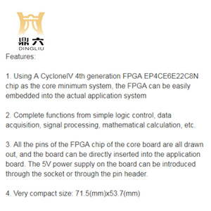 EP4CE6E22C8N <strong>FPGA</strong> Development Board Learning Board Module CoreEP4CE6 Core Board - Product Image 2