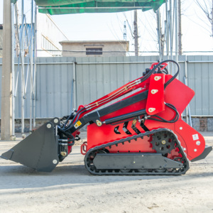 Hot Small Skid Steer Front End Loader With Bucket Compact Skid Steer Mini Loader Attachment Mini Skid Steer Loader 450 Kg - Product Image 5