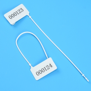 Nhựa an ninh ổ khóa con dấu thẻ dùng một lần làm xáo trộn hiển nhiên khóa nhãn không thấm nước có thể ghi vải giày Túi Khóa thẻ - Product Image 6