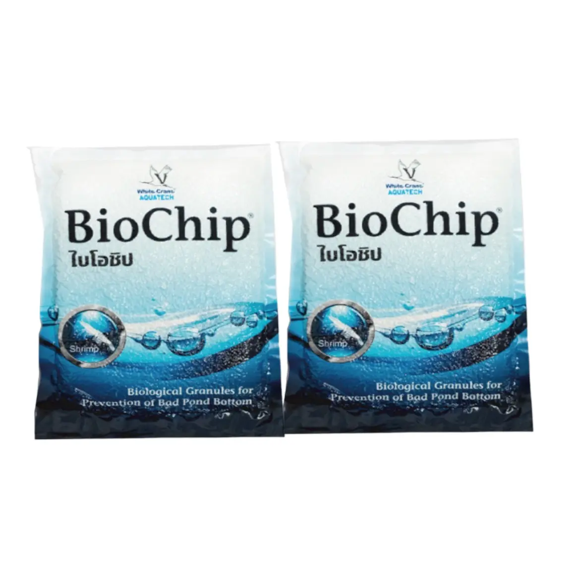 BioChip Bottom Cleaner probiotiques pour le nettoyage du fond des étangs de crevettes. Prêt à expédier depuis la Thaïlande