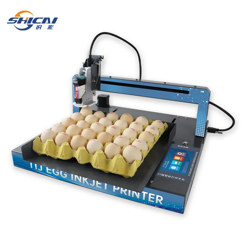 卵印刷機/卵日付プリンター/卵プリンター耐久性のあるインクジェット卵コード印刷機を製造販売