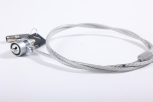 Cable de seguridad plateado para ordenador portátil, bloqueo con llave, 1,2 m, gran oferta - Product Image 5