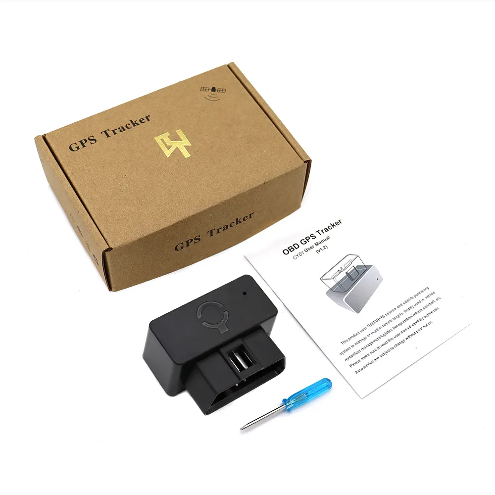 GPS Tracker 16 PIN Mini OBD Plug Play,อุปกรณ์ติดตามยานพาหนะ OBD GPS ติดตามยานพาหนะตรวจสอบฟรีเว็บและแอป