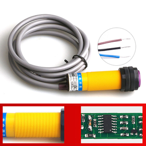 Interruptor fotoeléctrico nfrared, E3F-DS30C4 cerca del sensor de reflexión difusa NPN normalmente abierto de tres cables C1 - Product Image 3