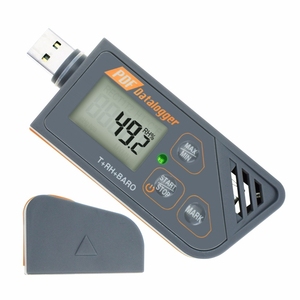 Digital Measuring Pressure USB Datalogger Humidity Temperature &amp; Pressure Barometric <strong>Data</strong> <strong>Logger</strong>,generate PDF &amp; <strong>Excel</strong> LED Indica - Product Image 1