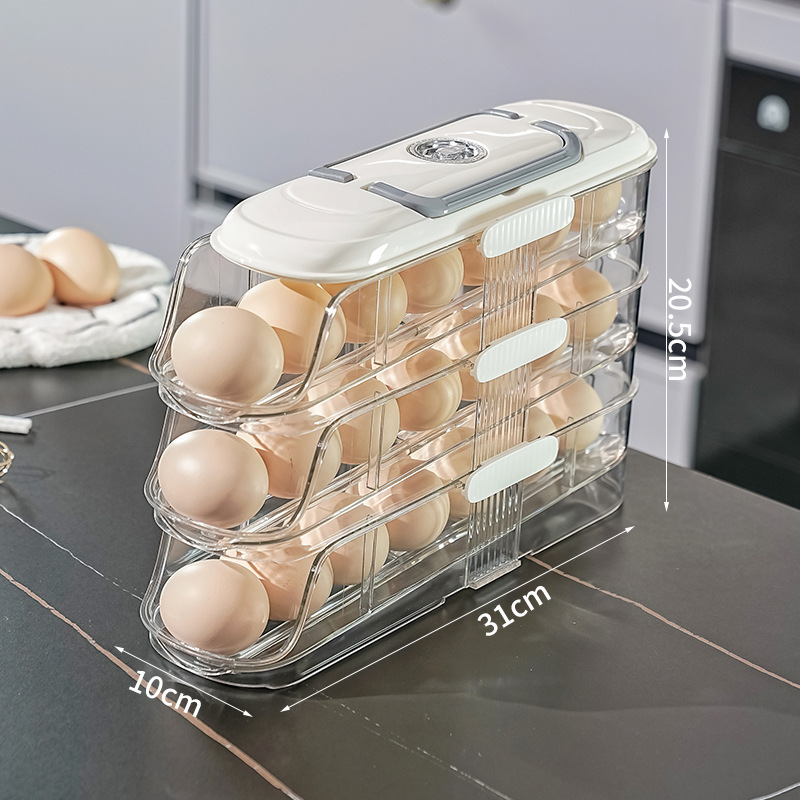 9057 Rolling Egg Carton, Single Row, Three Layers