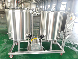Movable <strong>50L</strong> CIP Trolley Cleaning System with Electric Heating Washing tank Equipment for <strong>Brewery</strong> Clean - Product Image 3