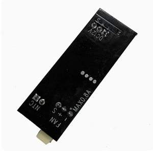 Solo 12V 0.8A DC PWM 2-3 hilos ventilador Control de temperatura controlador de velocidad chasis computadora Noiseor PC CPU ventilador enfriador alarma STK IC - Product Image 3