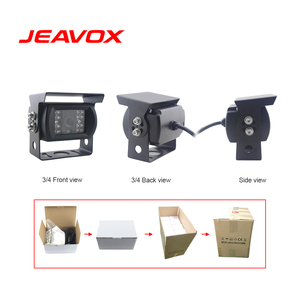 JEAVOX PAL系统12-24v卡车倒车摄像头金属外壳18个发光二极管光传感器120对角视图闭路电视总线倒车后置摄像头 - Product Image 5