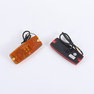 Dot emark ไฟส่องทางด้านข้างสำหรับรถพ่วง10-30V พร้อมตัวสะท้อนแสง LED รถพ่วงไฟสะท้อนด้านข้าง - Product Image 3