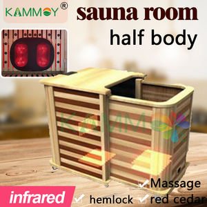Fornecimento De Fábrica Sauna Móvel De Madeira Indoor Canadá Hemlock Cedro Vermelho Computador Meio Seco Sauna A Vapor Sala Sauna Infravermelho Distante