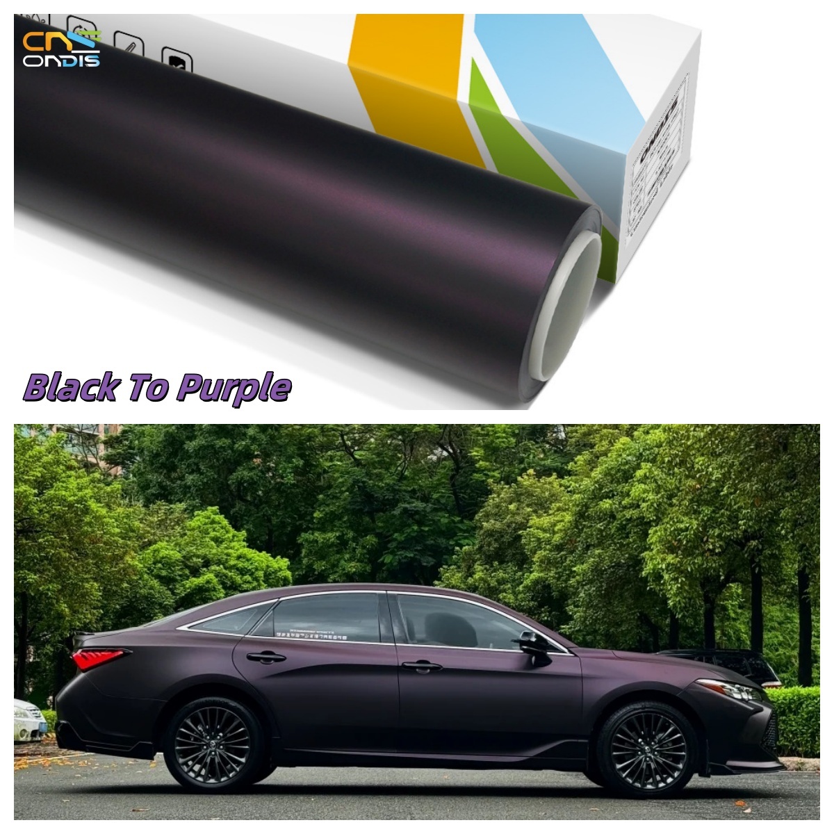 TPU Negro a Morado