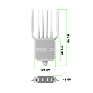 M16M43 IPQ5018 CP520 5g nr outdoor ax3000 wifi 6 SDX75 modem wifi 4G 5G sim router con slot per sim card per la rete domestica - Product Image 2
