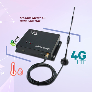 Medidor eléctrico inalámbrico 4G Modbus GSM con salida digital Modbus 4G Registrador de datos móvil sensor de temperatura y humedad RS485