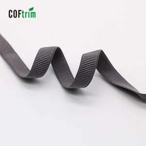 Factory Hot Sale 1cm Flat New Fancy Drawcord <strong>String</strong> with Silicone Dipped End Elastic Webbing Drawstring Cord for Pant Garment - Product Image 4