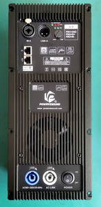 Placa de aluminio para amplificador de potencia, altavoz activo POWAVESOUND, cambio a ser, terminal de altavoz pasivo, salida de entrada, speakon - Product Image 2