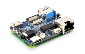Waves hare Nano Base Board (B) für Raspberry Pi Compute Module 5, gleiche Größe wie der Mini-HD-PCIe-Anschluss mit CM5-MIPI-Schnittstelle