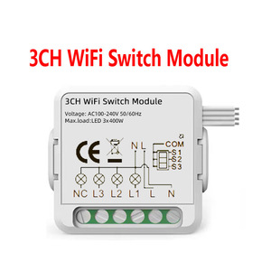 Tuya Smart Mini2Way WiFi/Zigbeeスイッチモジュールリレー1/2/3/4チャンネルスイッチ - Product Image 5