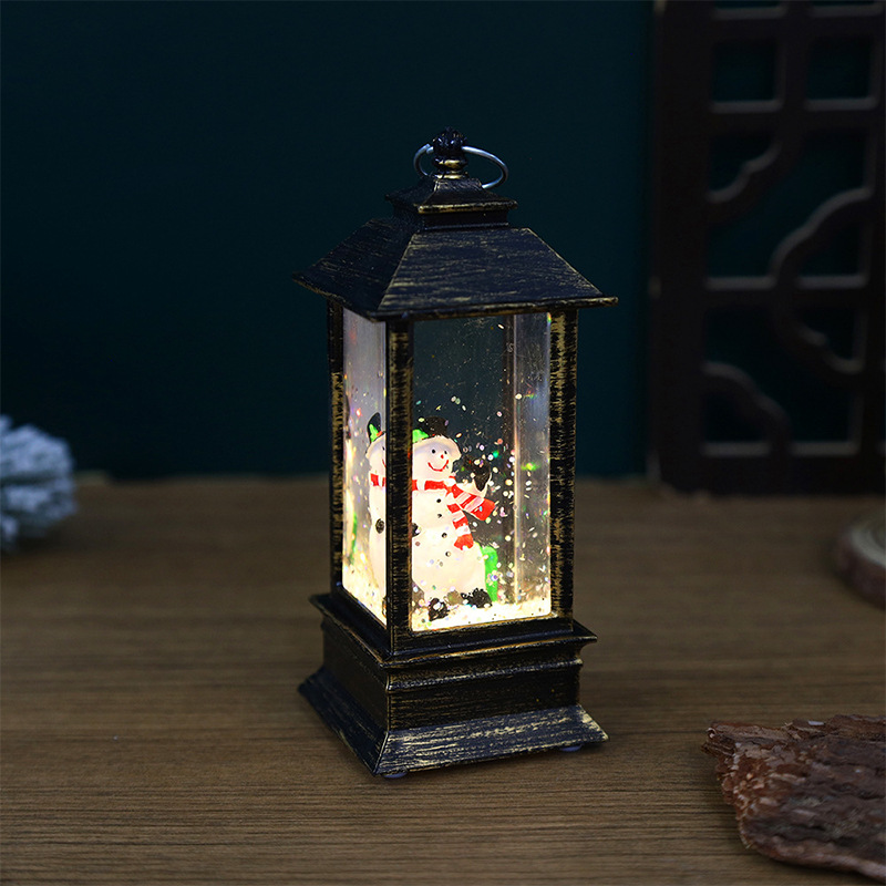 Brosse à injection d'eau bonhomme de neige doré