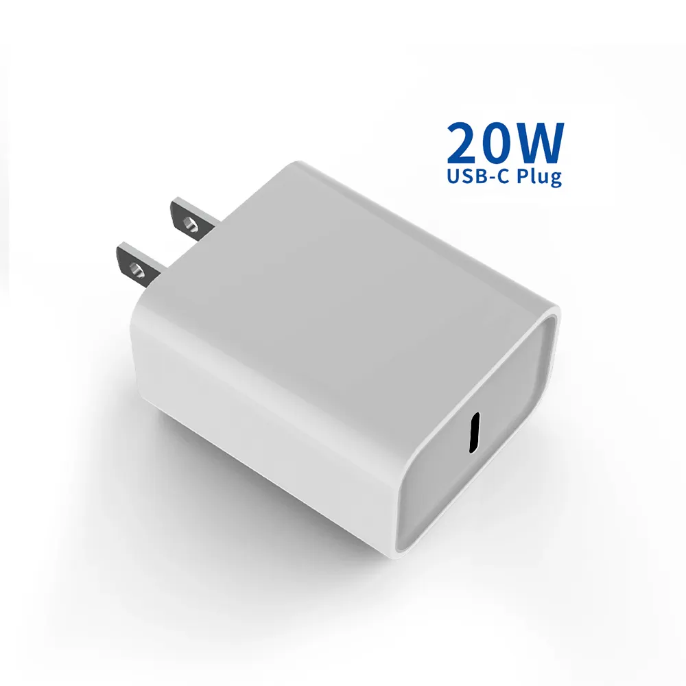 Carregador de celular RTS FAST Type C PD 20W US EU AU UK adaptador de energia carregador USB C de carregamento rápido para celular