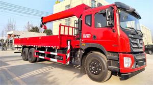 Multi-functional 12 Tonne Truck-mounted <strong>Crane</strong>, One-stop Solution for Lifting, <strong>Loading</strong>, <strong>Unloading</strong> and Installation.