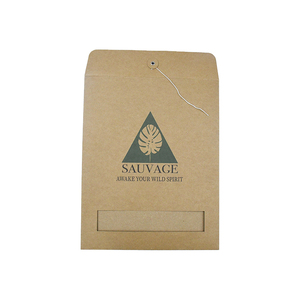 Конверт из крафт-бумаги с логотипом на заказ - Product Image 1