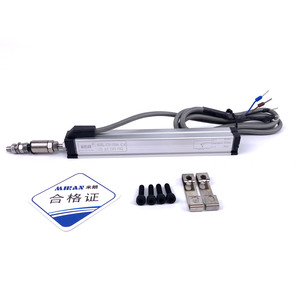 KTM Mini Tipo 100mm Medición lineal Sensores de desplazamiento de barra de tracción Interfaz analógica Sensor de posición de automatización industrial - Product Image 1