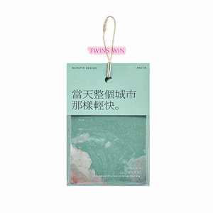 可悬挂的彩色笔记本，用于天空笔记夜光信息纸手持式基本材料分类帐记事本 - Product Image 6
