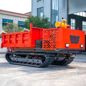 Venda quente 5 Ton Descarga Automática CE Crawler Dumper Elevação Hidráulica Permanente Mini Crawler Dumper Agricultura Crawler Dumper
