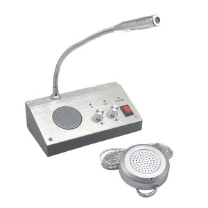 Sistema de intercomunicación de doble vía ZHUDELE para mostrador, intercomunicador de tienda pública, interfono de Audio, altavoz antiinterferencias