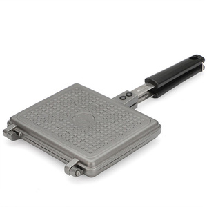 Padella per <span class=keywords><strong>Waffle</strong></span>-padella Basic in alluminio pressofuso doppio antiaderente con rivestimento in PTFE per una cottura sicura e uniforme - Product Image 1