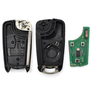 3ปุ่มรีโมท433MHz ชิป PCF7946สำหรับ O-Pel Vectra C กุญแจรถเปลี่ยนกุญแจ HU100ใบมีด - Product Image 3
