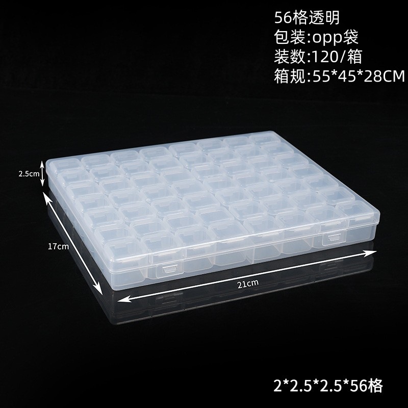 Transparent 56-cell (60 pieces)