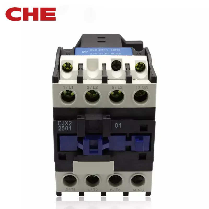CJX2-2501 типы переменного тока магнитный контактор 3-фазная катушка 380 В 440 В 4 фазы