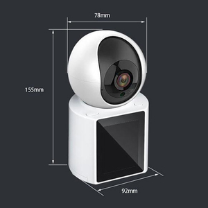 Visione notturna senza fili 2 vie Video di sicurezza visiva citofono 3MP Mini HD Cctv Video Smart WIFI Baby Monitor con schermo - Product Image 4