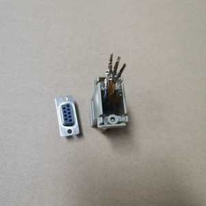 公母DB9 RS232 9孔串行端口适配器8P8C RJ45连接器，用于电信计算机设备，用于两个公 - Product Image 4