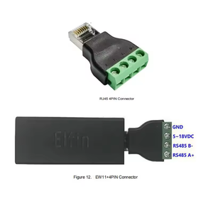 Puerto serie RS485 a servidor de dispositivo serie WiFi, soporte TCP, IP, Telnet, Modbus, Protocolo TCP, convertidor de transferencia de datos IOT - Product Image 2