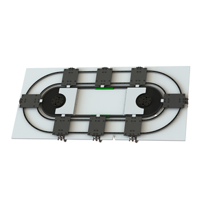 44mm Wide Oval Inside and Outside Double Track Ring <strong>Guide</strong> Conveyor Line <strong>Linear</strong> <strong>Guide</strong> Arc <strong>Guide</strong> for Production Workshop - Product Image 2