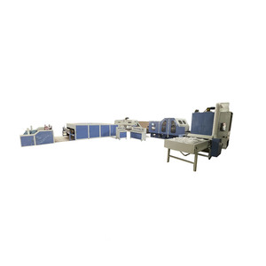 Linea di produzione di cotone Non adesiva per l'ambiente Non tessuto che fa la macchina ovatta in poliestere linea di produzione - Product Image 4