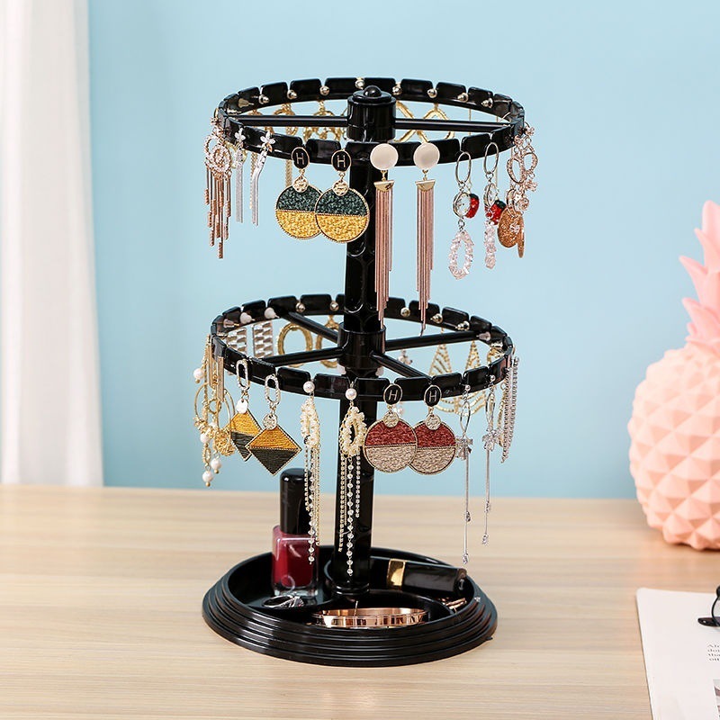 22-tier black round shelf, a quality choice.